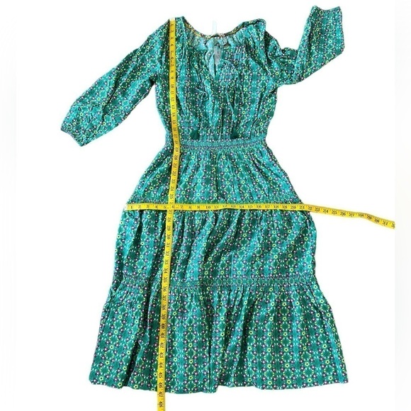 🆕 Matilda Jane Turquoise Geometric Age of Aquarius
Peasant Dress Floral Tassel - Picture 6 of 8